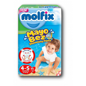 MOLFIX MAYO BEZ SWIMMING PANTS 4-5 NUMARA 9-15 KG 11 PIECES